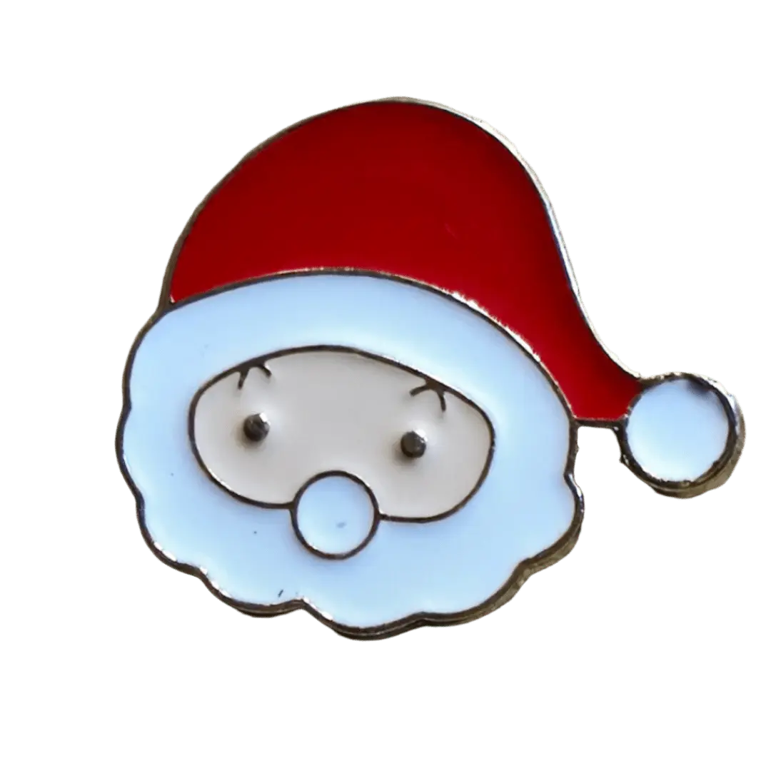 Shocked Santa Pin