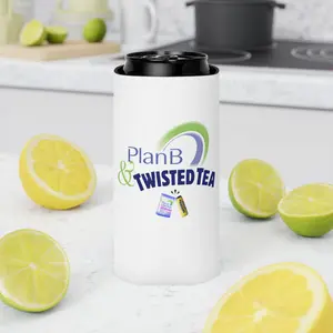 Plan B and Twisted Tea Beer and Skinny Can Coozie Portable