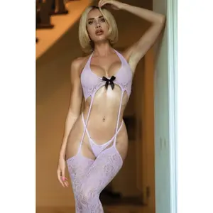 Vixen Exposed Bodystocking – Lavender Vixen Exposed Bodystocking – Lavender