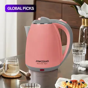 1.8l US Plug Charging Electric Kettle, Thermostatic Kettle, 1 Count 2 Layers Stainless Steel Water Heater, Anti-scalding Design Instant Coffee & Tea Kettle #TOP PICKS