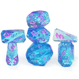 The Ultimate DND Collection: Stonehenge-Themed Resin Dice Set. A Premium 7-Piece Game Dice Set for Dungeons & Dragons RPG.