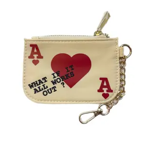 Ace of Spade coin Wallet keychain ag charm