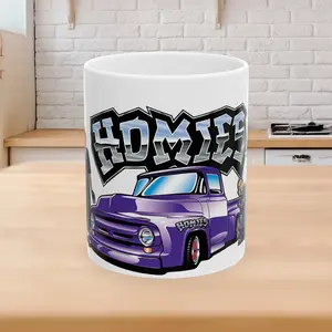 Lil homies, Homies Mugs, 90s style Chicano mugs, cholo, Chicana cups, chola style, vato, lowrider, street, custom mugs, 90s style gifts Classic Drinkware Retro Stylish Ceramic Drink Beverage Reusable Coffee Tumbler Washable Reuse
