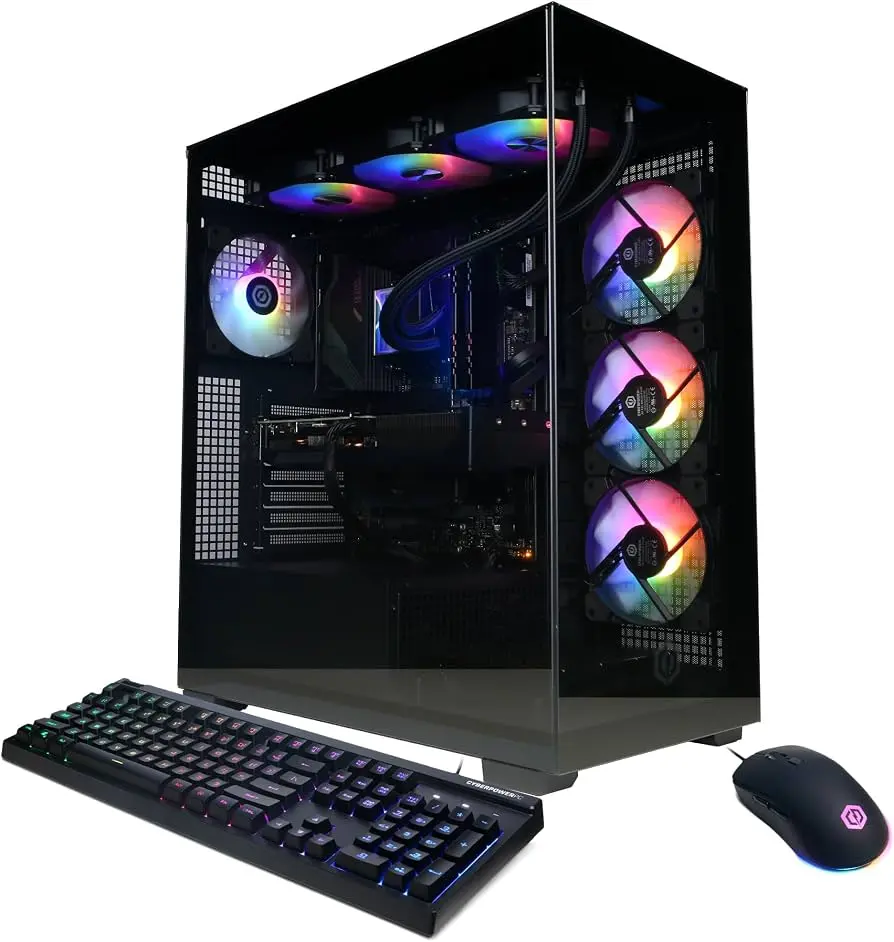 Gamer Xtreme VR Gaming PC, Intel Core i9-14900KF 3.2GHz, GeForce RTX 5070 12GB, 32GB DDR5, 2TB PCIe 4.0 SSD, WiFi Ready & Windows 11 Home