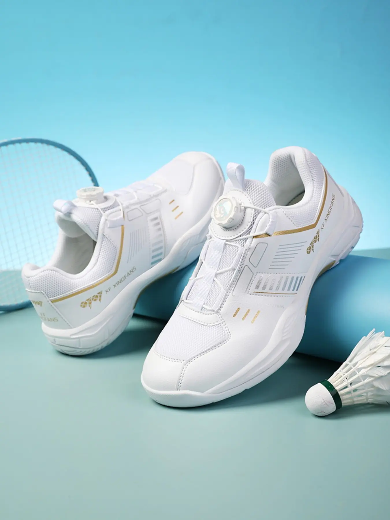 Unisex Badminton Shoes, Table Tennis Shoes, Tennis Shoes, Breathable Comfort, Shock Absorption, Durable, Adjustable Buckle Design