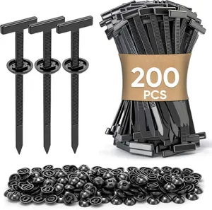 200Pcs Nylon Universal Cable Tie Buckle for Car, Heavy Duty Self-Locking Zip Ties Fasteners for Car Repair & Home Use, Snap-Fit Bumper Retainer Fender Liner Door Panel Fastener