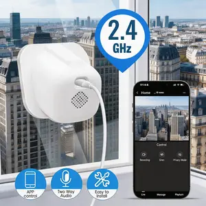 Window Camera,Indoor Home Security Camera, Surveillance Camera, 2.4GHz WiFi, Person Motion Detection,Two-Way Talk & APP Control,24/7 Recording,Easy&Quick Install, Home Security Camera System