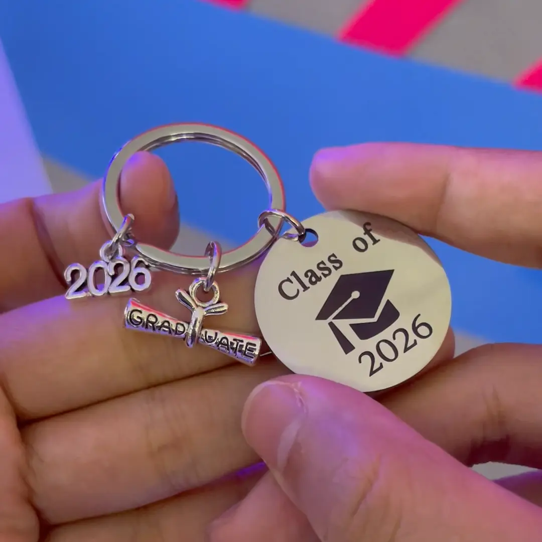 Class of 2026 Graduation Keychains Keyring Graduation Party Favors ...