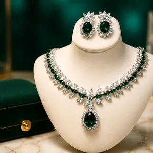 necklace with earrings