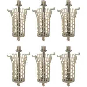 Drain Buddy Ultra Flo 6-Pack Replacement Baskets for Bathroom Sink (Fits 1.25” Wide Sink Drains)