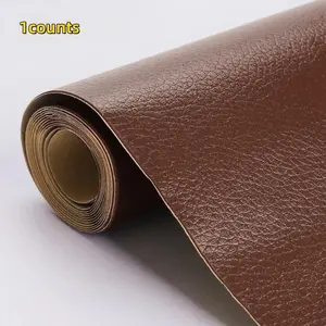 Self-Adhesive Leather Repair Patch for Sofa and Car Interior, Litchi Texture Adhesive Patches for Easy Repairs, Durable and Convenient Leather Mending Solution