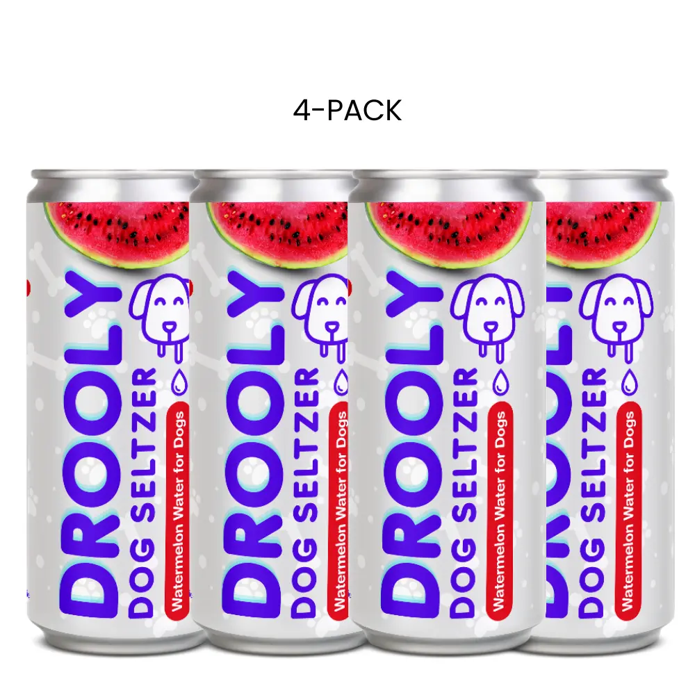 DROOLY Dog Beverage by Yappy Hour - Organic Watermelon-Infused Water ...