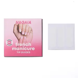 NAGAIA Nails Dipping Manicure French Tip Nail Sticker, French Manicure Nail Art Stickers, Frech Tip Manicure Nails Guide Sticker, Self Adhesive French Nails Sticker