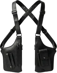 Anti-Theft Hidden Underarm Security Pouch, 2026 New Premium Leather Bag with Adjustable Straps, Waterproof Lightweight Durable Design for Phone, Valuables, EDC Essentials, Ideal for Outdoor Sports, Daily Commute