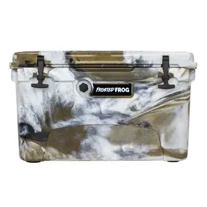 Frosted Frog 45 QT Camo Cooler - Camo Desert Cooler, 45 Quart