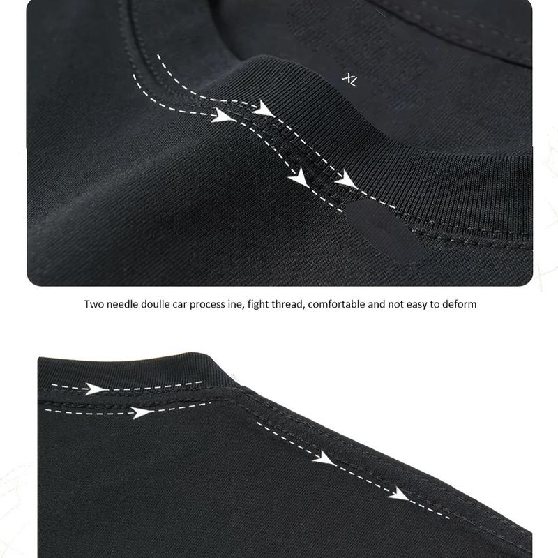 Trendy Oversized Cotton Tee Featuring Hasbulla Meme Design for Plus Size Men - Comfortable Crew Neck Shirt Perfect for All Seasons