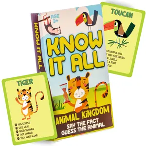 Boxer Gifts - Know It All Animal Kingdom - Fun Educational Card Game For Children
