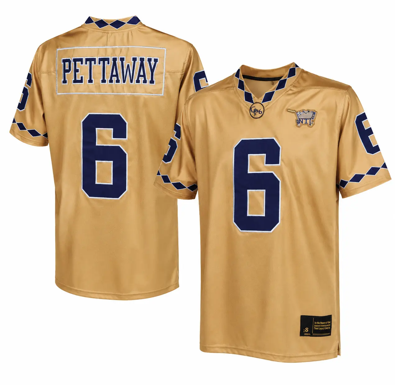 George Pettaway 6 GOLD Purple Collectable Jersey