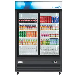 53 in. Two-Door Merchandiser Refrigerator - 45 Cu Ft. MDR-2D-GSLD.