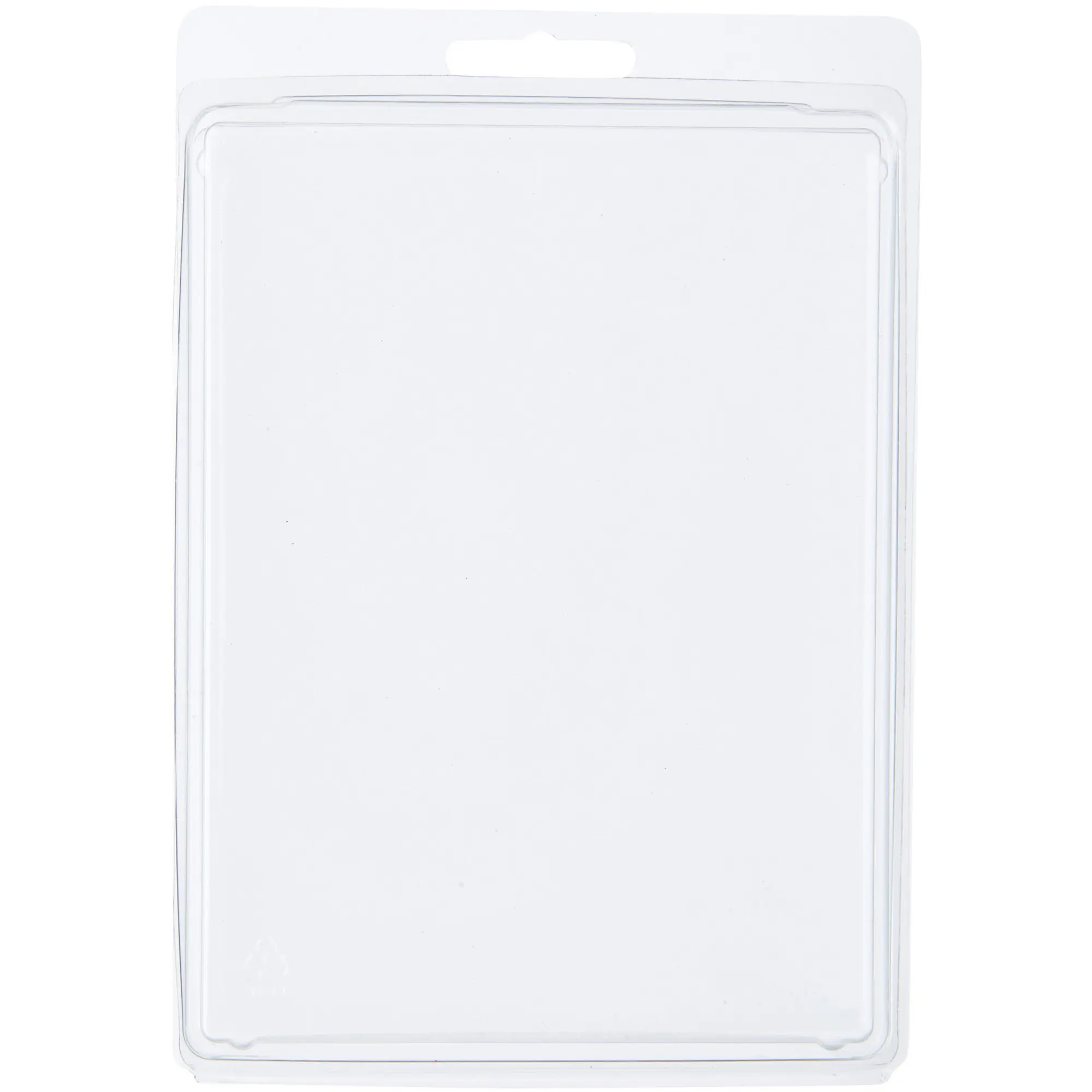 Collecting Warehouse Clear Plastic Clamshell Package / Storage Container, 6" H x 4.5" W x 0.5" D