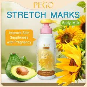 Stretch Mark Body Lotion, Maternity Oil, Natural Skincare for Prenatal and Postpartum, Prevents and Repairs Stretch Marks, Hypoallergenic, 10.1 oz