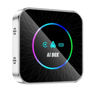 【FIFA World Cup 2026】Yurnlv 2026 Al Box - Stream Netflix/YouTube/TikTok to your car! Download apps, mirror your phone, and use it as a 4-in-1 wireless CarPlay and Android Auto adapter for factory-wired CarPlay devices.