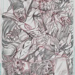 Bloodwynd original art for DC power published by dc comics