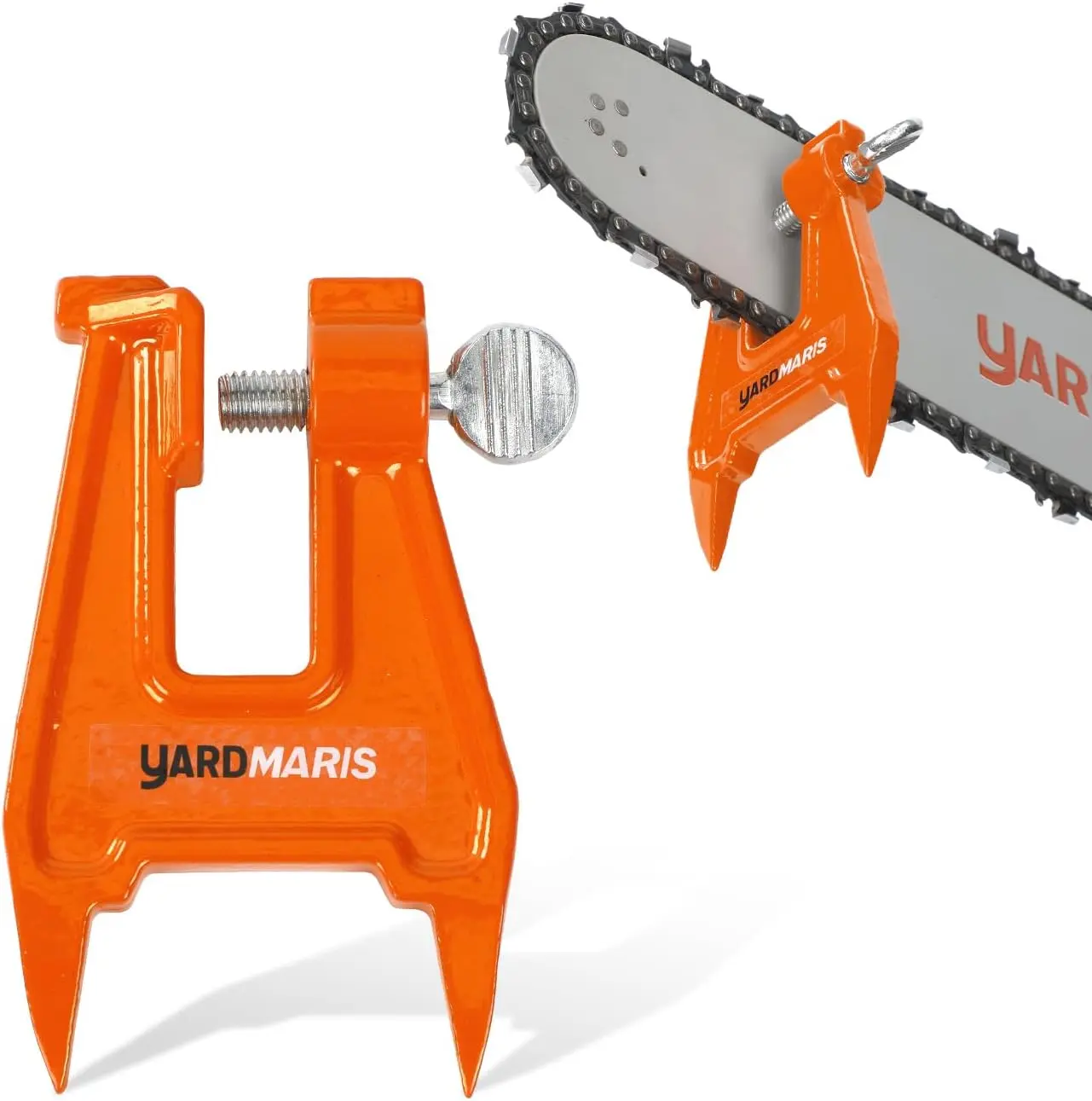 Yardmaris Filing Vise Stump Vise for Chainsaw Sharpening Heavy-Duty Alloy Steel Construction Secure Stable Filing Support Fits Most Chainsaw Models Portable Chainsaw Accessories