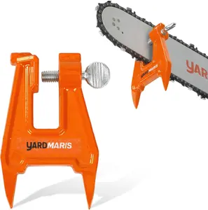 Yardmaris Filing Vise Stump Vise for Chainsaw Sharpening Heavy-Duty Alloy Steel Construction Secure Stable Filing Support Fits Most Chainsaw Models Portable Chainsaw Accessories