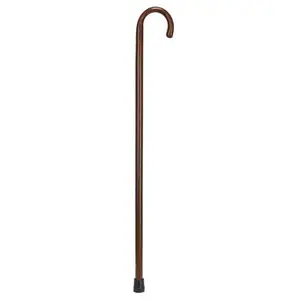 Mabis 502-1354-6100 Mens Traditional Wood Cane- 1 Inch - Walnut