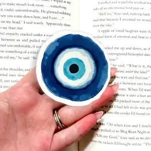 Evil Eye Phone Grip Holder | Aesthetic Blue Nazar Popsocket Stand | Spiritual Protection Phone Accessories for Women Girls iPhone Android