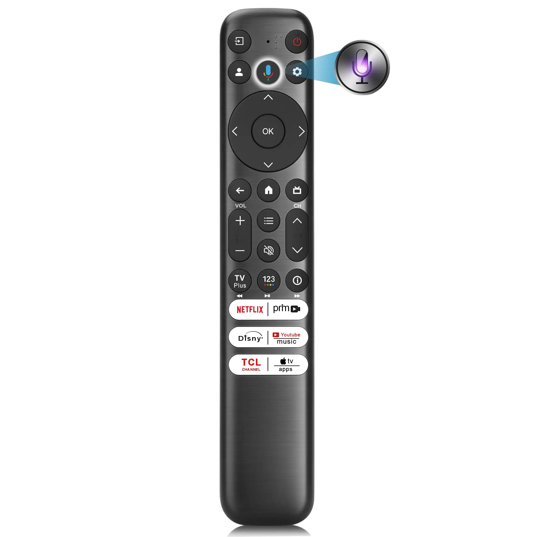 Universal Remote For All Tcl Tv Replacement  Voice Control & Smart Fire-tcl-smart And Android Tvs 2017-2025