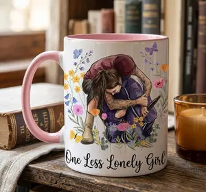 One Less Lonely Girl Bieberchella JB Custom Mug , Perfect for Fans, Gifts, Collectibles, Kitchen Decor , Music Lovers, Gift Merch