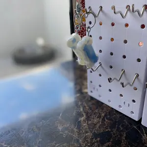Resin bone keychain