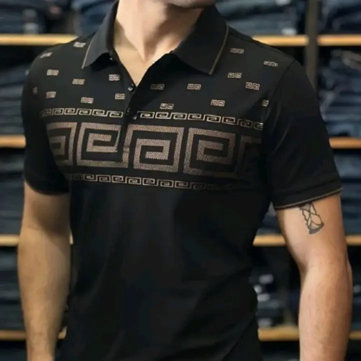 Polo shirt Menswear Top Shirts Man Shortsleeve Casual
