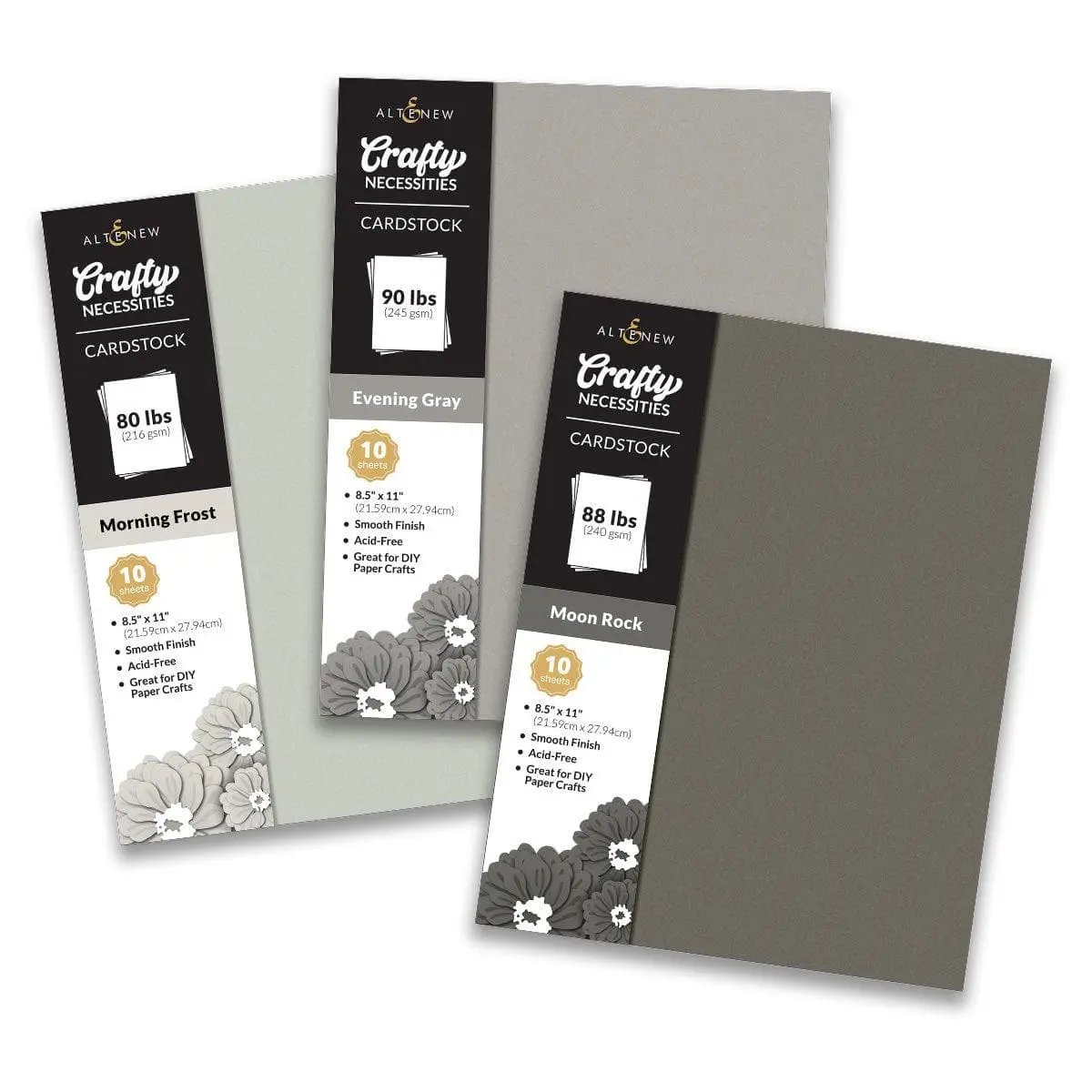 Crafty Necessities: Warm Gray Cardstock Bundle