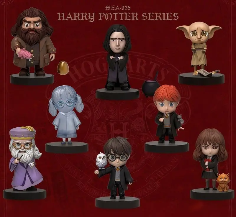 Harry Potter Series Blind Box - 1pc Unisex Magical Character Action Figure, DIY-Ready Decorative Figurine, 3.1"-3.9" Desk Collectible, Blind Bag Unboxing Item, Christmas Gift for Wizarding World Fan Collections, Action Figures, Christmas Gifts