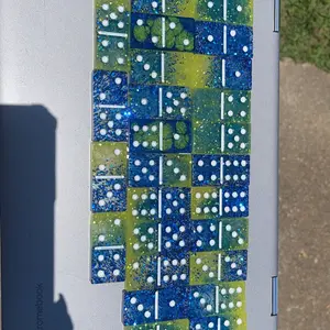 Custom Glitter Dominoes
