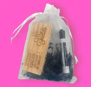 Personalized Teacher Eraser and Dry Erase Marker Gift Set