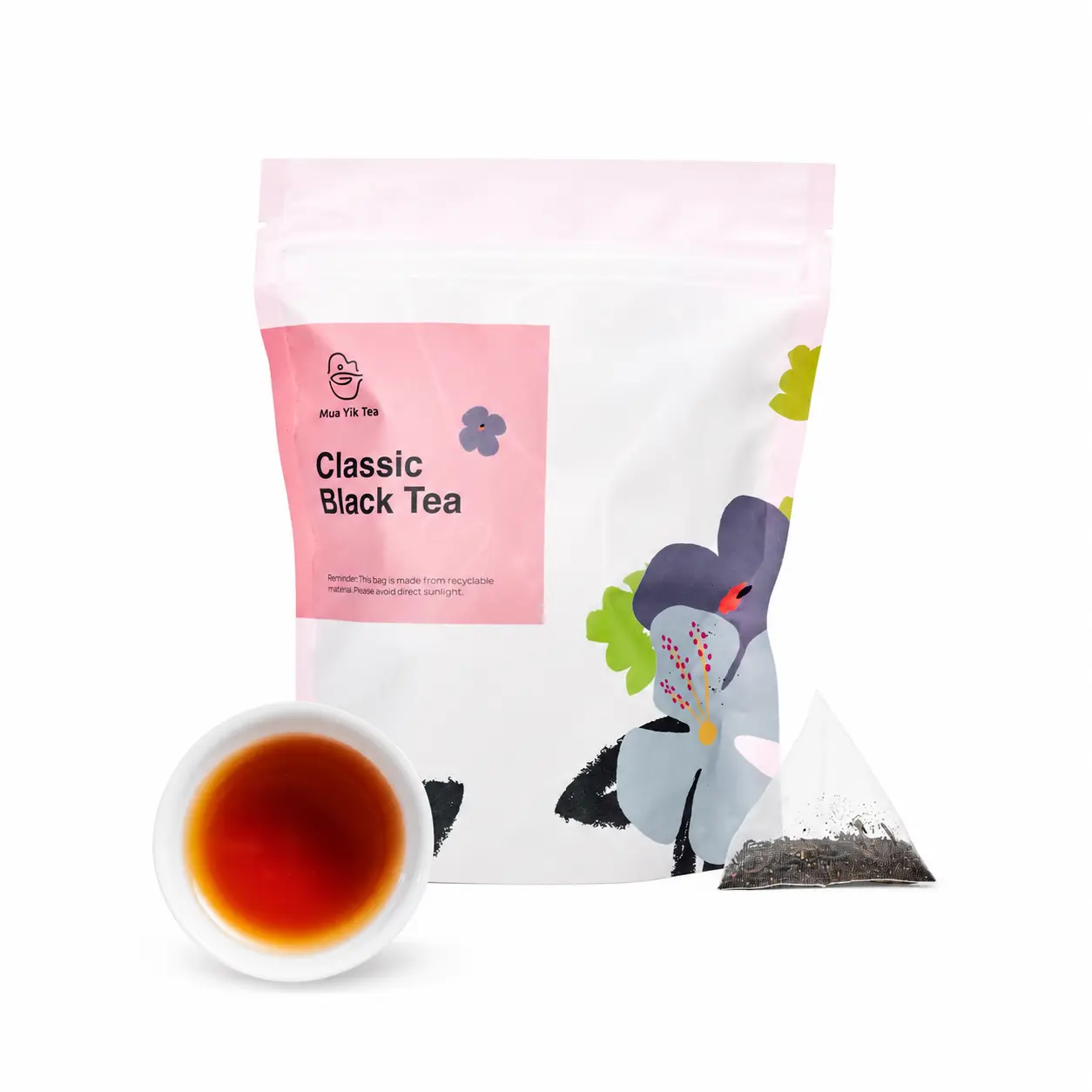 Mua Yik Tea Classic Black Tea Bags – Smooth, Never Bitter, Perfect After Meals, Beverage, Natural, Sugar Free, Gongfu-Quality