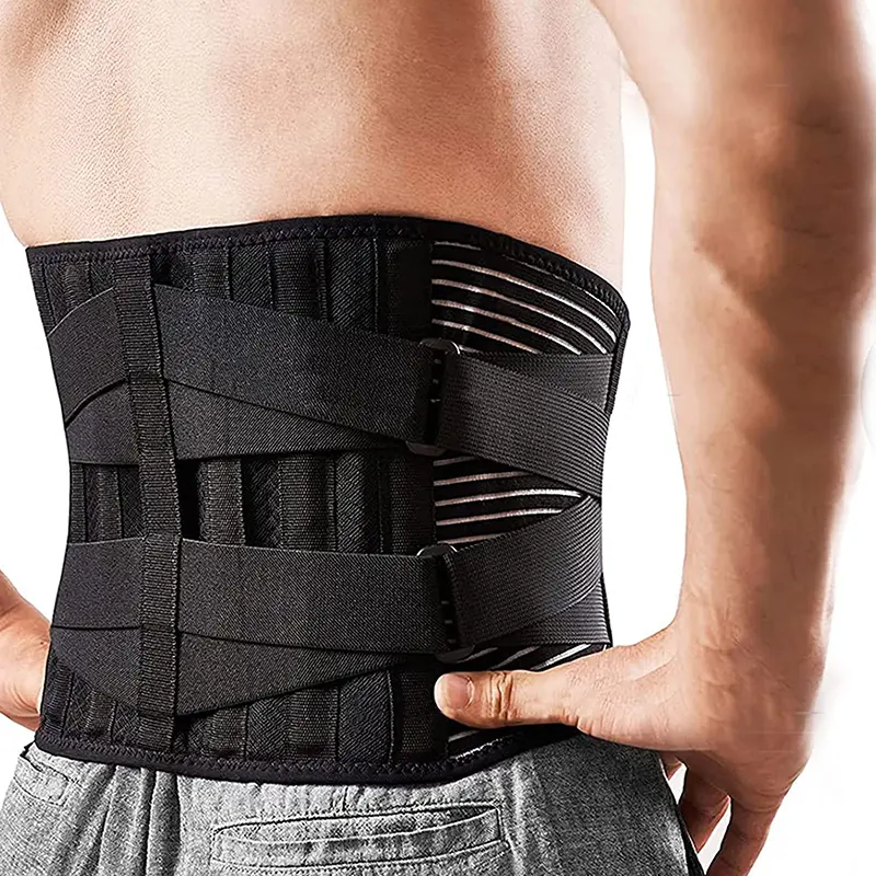 Adjustable Waist Trainer Belt with 6 Stays Waist Cincher Shaper Men Breathable Waist Trainer Girdles for Work Waist Trainer Strap