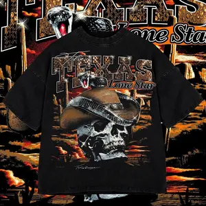 Texas LoneStar Cool Texas Washed T-Shirt For Men And Girl, Graphic Vintage Acid Wash Heavy Cotton Tee, Streetwear Oversized Cowboys Texas Mexican Fans, Made In US