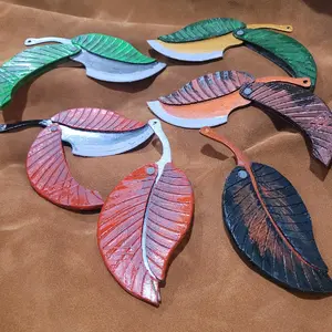 Elven Leaf Knife - Realistic Prop Knife for Cosplay & Renaissance Faire Garb