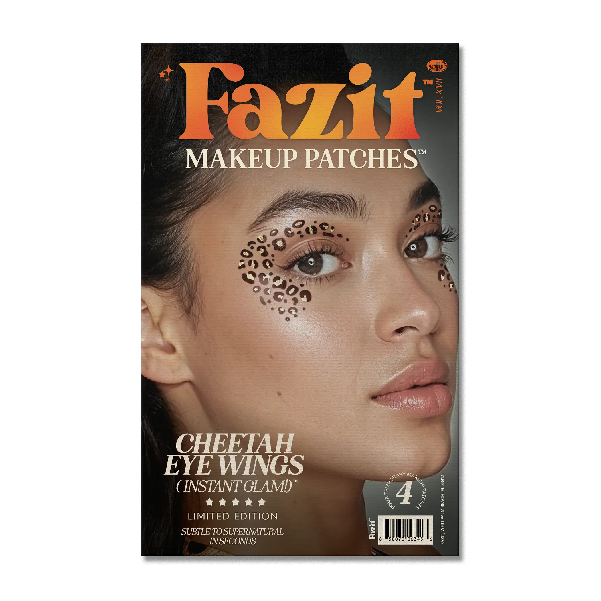 Cheetah Eye Shadow & Highlighter Makeup Patch Cheetah Eye Shadow & Highlighter Makeup Patch