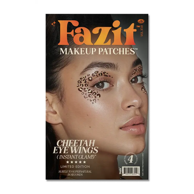 Cheetah Eye Shadow & Highlighter Makeup Patch