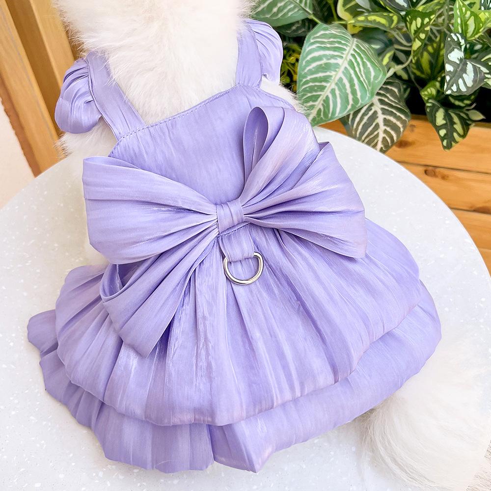 Pet Clothes Dog Cat Princess Dress Sleeveless Cute Pretty Costume AL786853060033