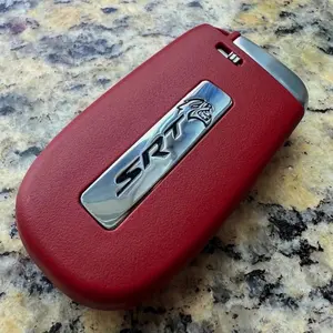 Replacement Key Fob Cover Case fit for 2016 2017 2018 2019 2020 Dodge Charger Challenger Jeep Grand Cherokee Compass Cherokee Renegade Patriot Grand Comander Keyless Entry Remote Key Fob Shell