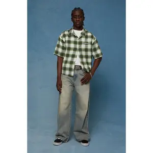 Pacsun Men's Blake Extreme Baggy Jeans Light Blue Tinted