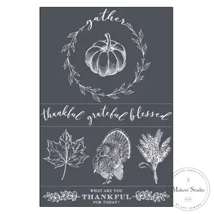 Turkey Feast - Mesh Stencil 12x18