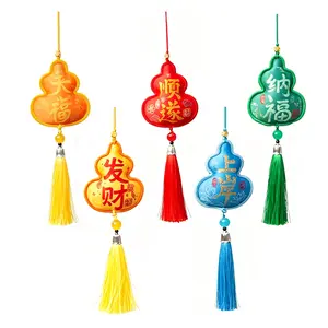 Calms Stress, Boosts Mood & Fixes Insomnia 5 Styles Chinese Gourd Amulet Set - Bring Luck, Wealth, Success & Peace to Your Home EnergyReset SoulHealing InsomniaRelief HormoneBalance SpiritualVitality